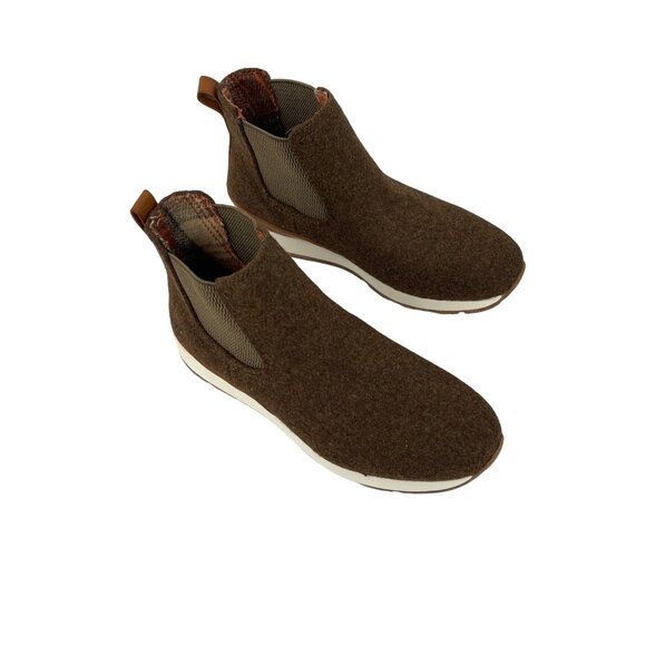 B.O.C. Kara Brown Wool Combo Fabric Womens Slip-On Boots Size 7.5 M Comfort Casu - Picture 1 of 5